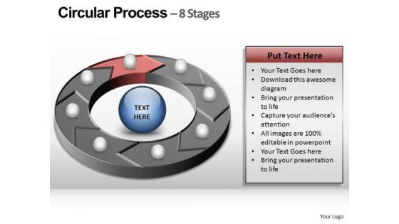 PowerPoint Presentation Strategy Circular Process Ppt Theme