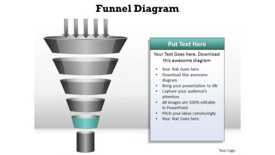 PowerPoint Presentation Strategy Funnel Diagram Ppt Template