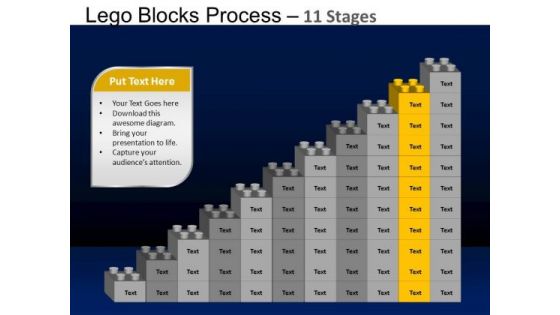 PowerPoint Presentation Strategy Lego Blocks Ppt Layouts