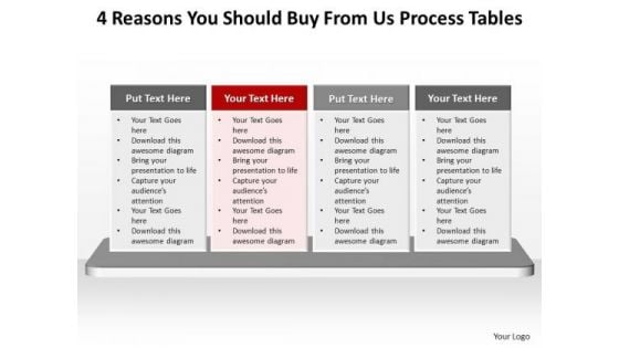 PowerPoint Presentation Strategy Process Tables Ppt Slide Designs