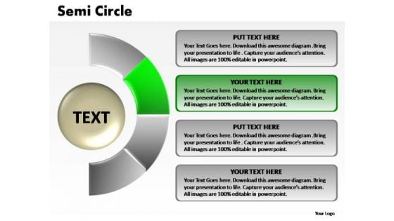 PowerPoint Presentation Strategy Semi Circle Chart Ppt Presentation