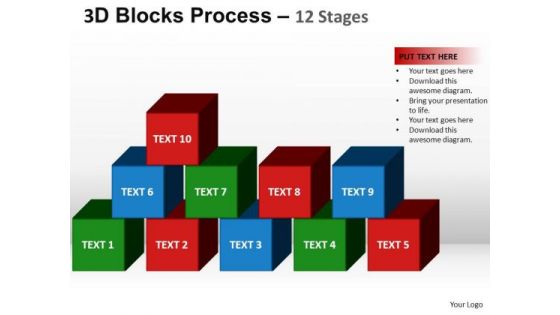 PowerPoint Presentation Success Blocks Process Ppt Slides