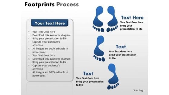 PowerPoint Presentation Success Footprints Ppt Themes