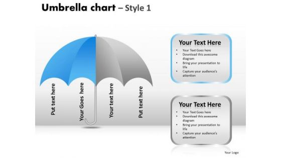 PowerPoint Presentation Success Umbrella Chart Ppt Slides