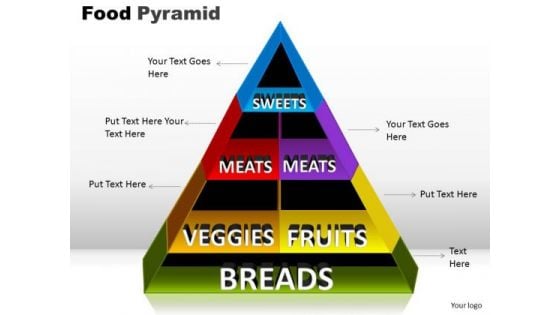 PowerPoint Presentation Teamwork Food Pyramid Ppt Slides