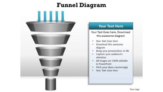 PowerPoint Presentation Teamwork Funnel Diagram Ppt Template