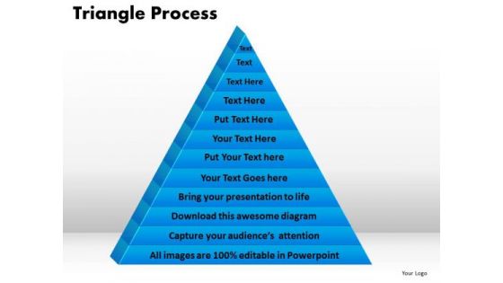 PowerPoint Presentation Triangle Process Graphic Ppt Theme