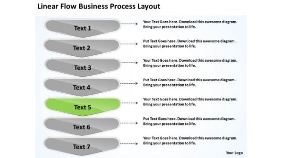 PowerPoint Presentations Process Layout Business Creating Flow Charts Templates