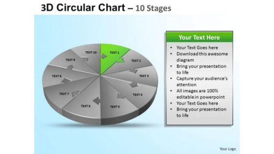 PowerPoint Process Business Circular Ppt Design