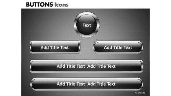 PowerPoint Process Business Teamwork Buttons Icons Ppt Template
