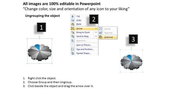 PowerPoint Process Chart Arrows Chart Ppt Template Slide02