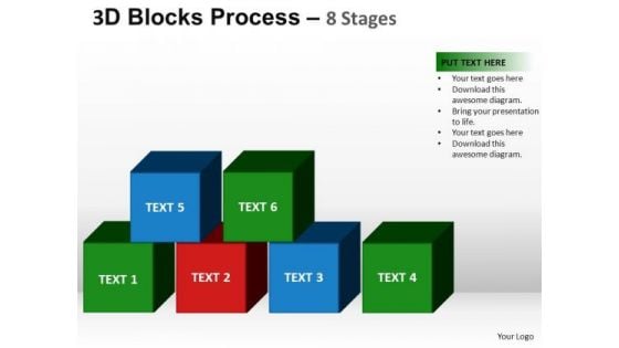 PowerPoint Process Chart Blocks Process Ppt Design