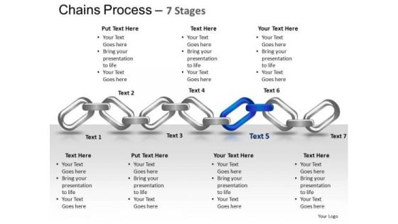 PowerPoint Process Chart Chains Ppt Process