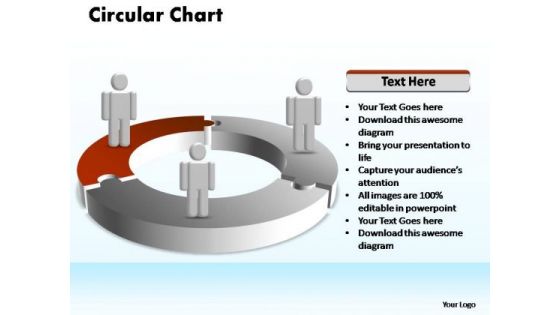 PowerPoint Process Chart Circular Ppt Themes