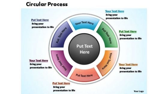 PowerPoint Process Chart Circular Process Ppt Template