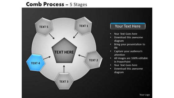 PowerPoint Process Chart Hub And Spokes Process Ppt Theme