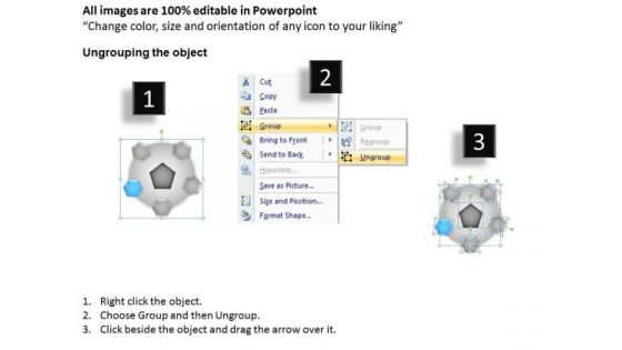 PowerPoint Process Chart Hub And Spokes Process Ppt Theme
