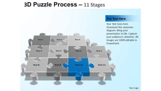 PowerPoint Process Chart Puzzle Process Ppt Slide Designs