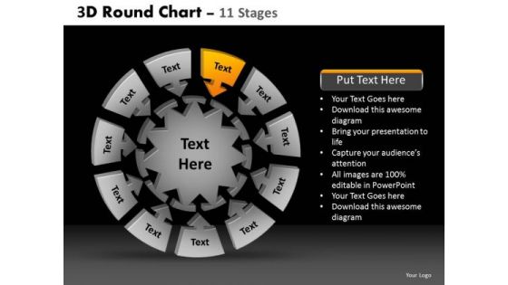 PowerPoint Process Chart Round Chart Ppt Presentation