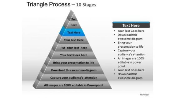 PowerPoint Process Chart Triangle Process Ppt Design