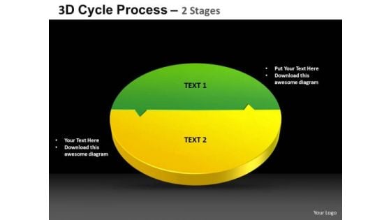 PowerPoint Process Circle Chart Cycle Process Ppt Themes