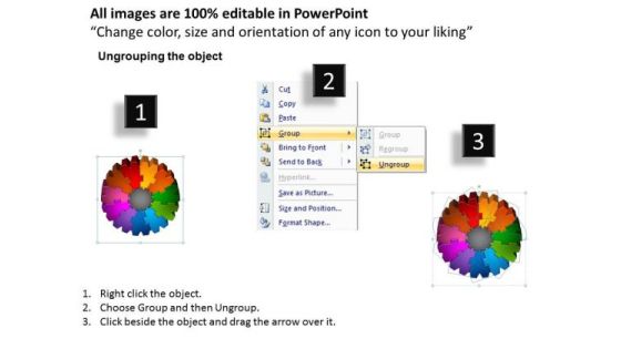 PowerPoint Process Circle Chart Gear Process Ppt Design Slide02