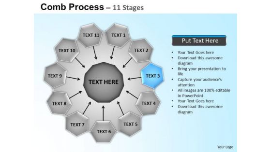 PowerPoint Process Circular Flow Diagram Ppt Templates