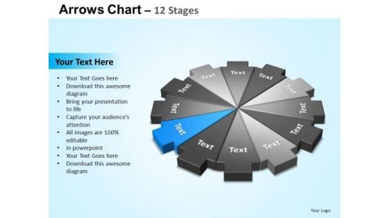 PowerPoint Process Company Arrows Chart Ppt Design