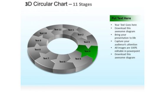 PowerPoint Process Company Circular Ppt Themes