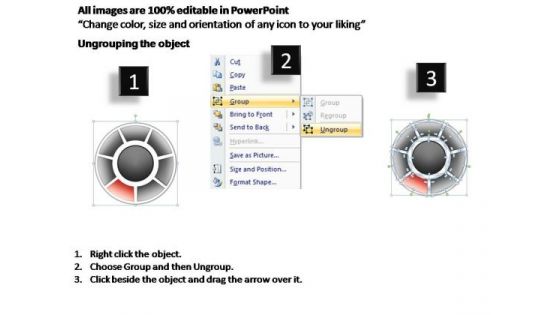 PowerPoint Process Company Circular Process Ppt Design Slides