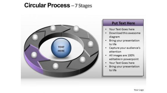 PowerPoint Process Company Circular Process Ppt Slide Designs