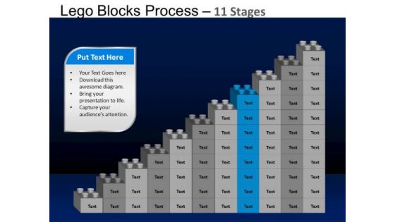 PowerPoint Process Company Lego Blocks Ppt Slide Designs