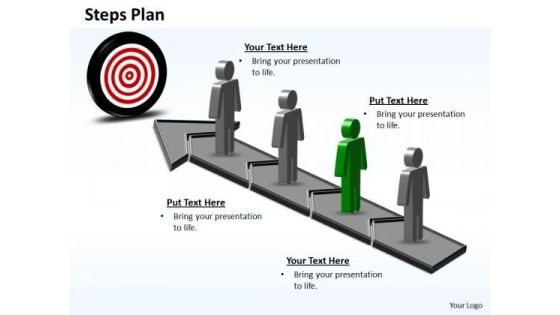 PowerPoint Process Company Steps Plan 4 Stages Style 6 Ppt Theme