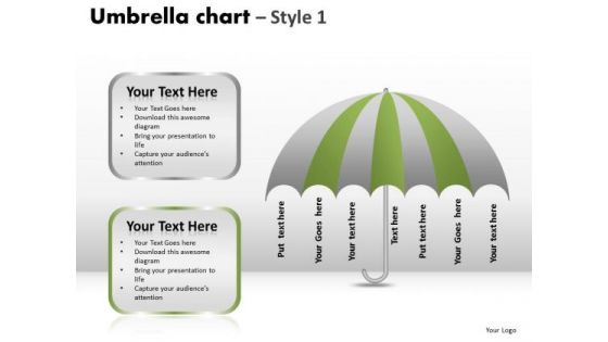 PowerPoint Process Company Umbrella Chart Ppt Layouts