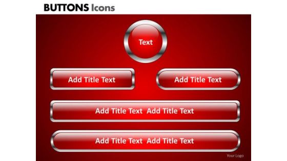 PowerPoint Process Corporate Designs Buttons Icons Ppt Design Slides