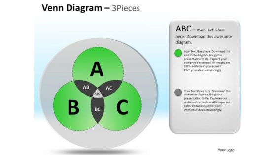 PowerPoint Process Corporate Leadership Targets Venn Circular Diagram Ppt Slides