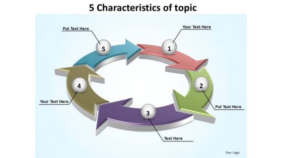 PowerPoint Process Diagram Characteristics Of Topic Ppt Template PowerPoint Process Diagram Characteristics Of Topic Ppt Template