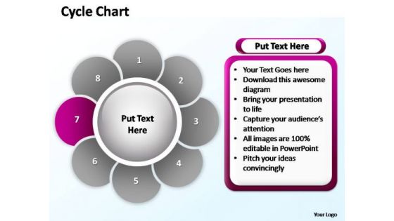 PowerPoint Process Diagram Cycle Chart Ppt Template