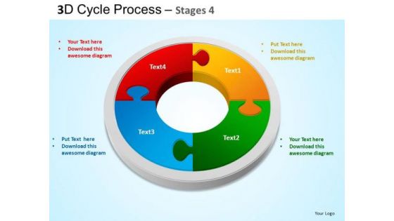 PowerPoint Process Diagram Cycle Process Flow Ppt Design