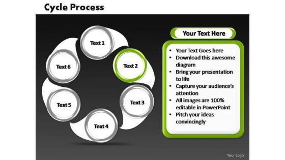 PowerPoint Process Diagram Cycle Process Ppt Theme