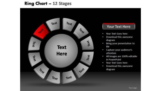 PowerPoint Process Diagram Donut With Core Ppt Backgrounds PowerPoint Process Diagram Donut With Core Ppt Backgrounds