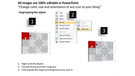 PowerPoint Process Diagram Puzzle Process Ppt Slide