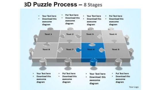 PowerPoint Process Diagram Puzzle Process Ppt Template