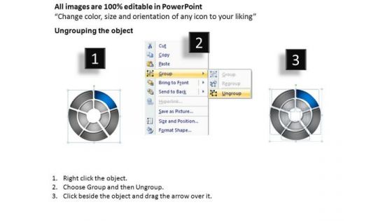 PowerPoint Process Download Double Ring Ppt Slides