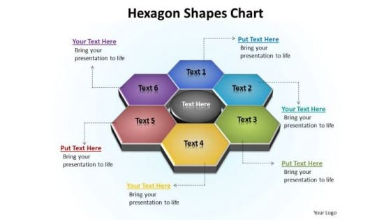 PowerPoint Process Download Hexagon Shapes Ppt Slides