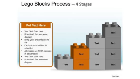 PowerPoint Process Download Lego Blocks Ppt Theme