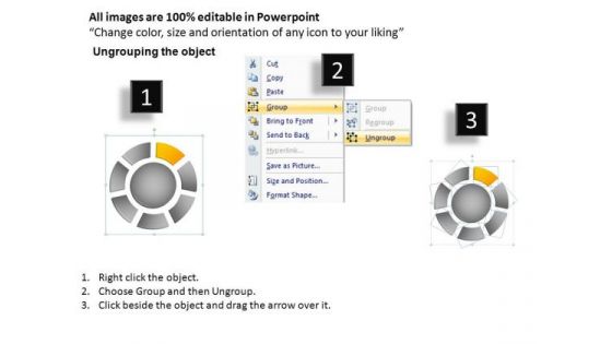 PowerPoint Process Download Ring Chart Ppt Slide