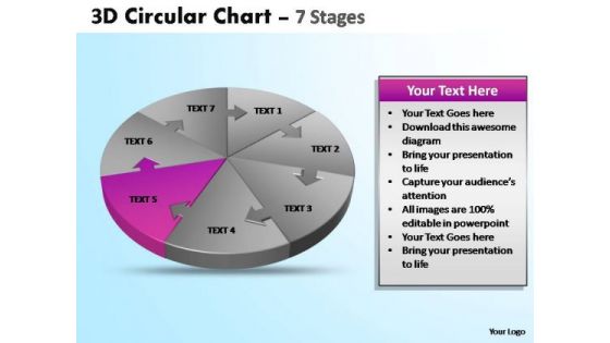 PowerPoint Process Editable Circular Ppt Design