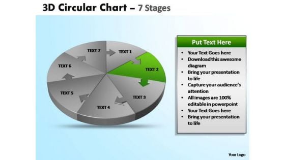 PowerPoint Process Editable Circular Ppt Process