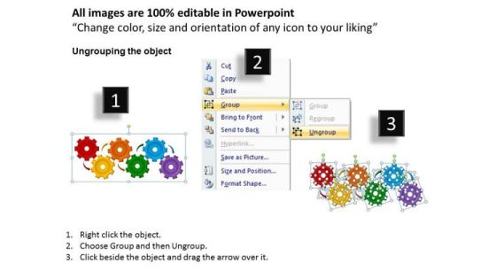 PowerPoint Process Editable Gears Process Ppt Backgrounds Slide02